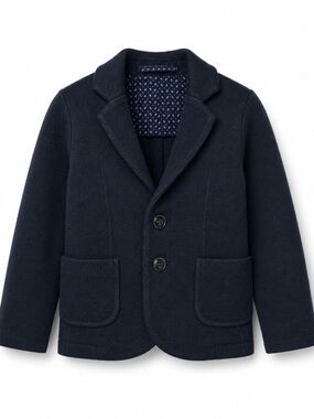 Hackett London boys navy knit blazer, size 2 Years